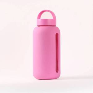 Bink Drink Bottles: Bink Day Bottle with straw and lid - Bubblegum