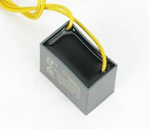 b6: Dryer Capacitor Assembly with wires 6uF Micro Farad CBB61 RHVD45UDW