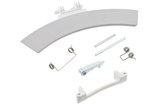 Products: Electrolux dryer Handle Door Assembly White Silver