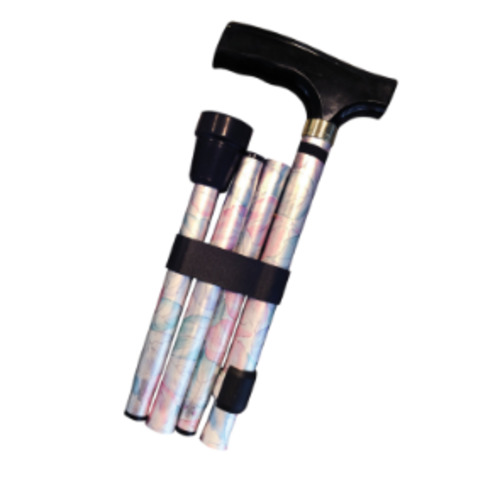 Mobility: Folding T-handle Cane -Petal