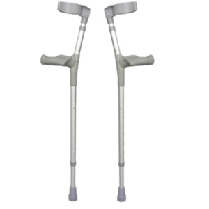 Crutches: AML Deluxe Elbow Crutches Comfy Handle