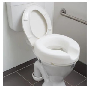 Bathroom Toilet: Viscount Raised Toilet Seat 4"