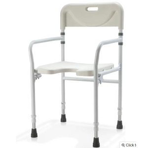 Shower Bath: Adaipt Shower Chair Foldable Aluminium
