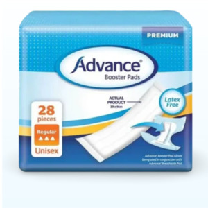 Continence: Advance Booster Pads Regular