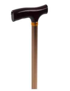 FoldingT-handle Cane -  Bronze