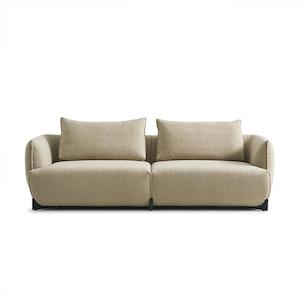Sofas: Asha 3 Seater Fabric Sofa | Beige