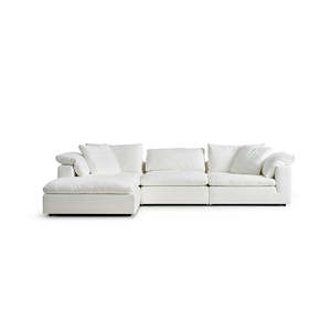Sofas: SEREN White Lounge Sofa – A Perfect Blend of Style & Comfort