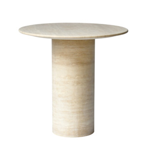 SABLE BISTRO TABLE | Natural Travertine | Beige