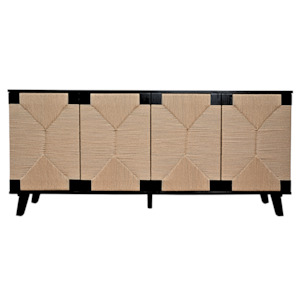 Entertainment Unit: ZAHARA Buffet Table | Sideboard | Black