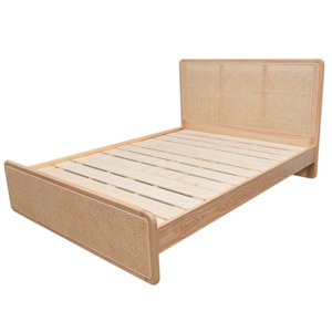 SAVANNAH King Bed | Rattan | Solid wood