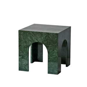 ERA | Side Table | Natural Marble | Imperial Green