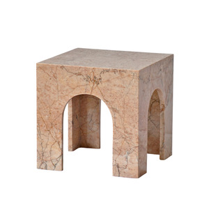 ERA | Side Table | Natural Marble | Cream Rose