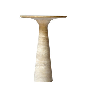 KERI | Side Table | Natural Travertine | Beige