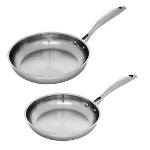 Frypans And Skillets: Swiss Diamond Premium Steel Fry Pan 2 Piece Set - 20 and 28cm