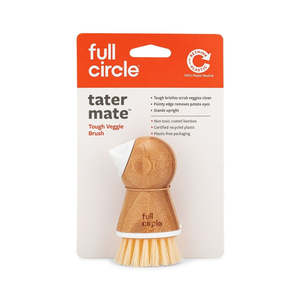 Full Circle: Full Circle Eye-Removing Potato Scrubber - White