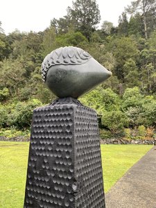 Products: Stone sculpture , seaweed vesicle. Dedication to our marine forests. - AMIE REDPATH Artist