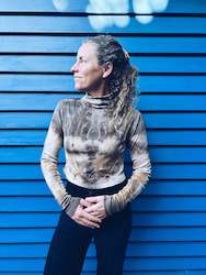 Merino Wool: Avocado & Gum crop top - Merino M