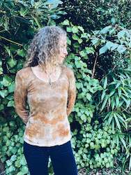 Merino Wool: Liquid Amber & Gum Long sleeve - Merino M