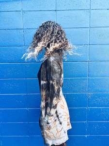 Botanical Clothing: Dark Gum cardigan - Merino S/M