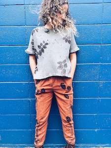 Rust pants - Linen