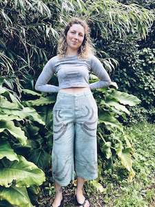 Botanical Clothing: Gum leaf trousers - Linen M