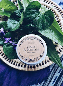 Botanical Skincare: Violet & Plantain Hand Balm