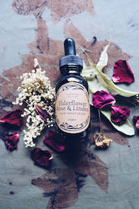 Botanical Skincare: Elderflower, Rose & Linden Facial oil