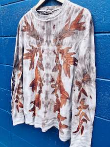 Mens Unisex: Natural Gum Jersey ~ Unisex ~ Merino ~ New L