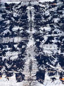 Dark & Earthy Plant Dyed 100% Wool Blanket ~ Single