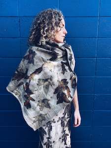 Wool Blanket Wrap/Scarf/Poncho ~ Liquid Amber