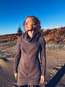 Sale: Eucalyptus Grey Dress ~ Cotton ~ S/M