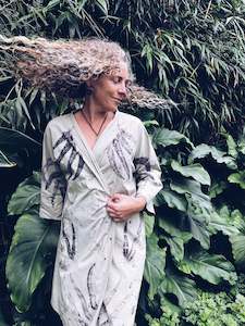 Wild Khaki Kimono ~ Cotton ~ Freesize