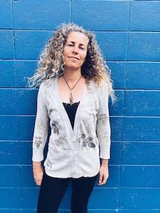 Rose Medicine Cardigan ~ Cotton M