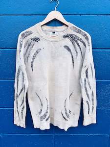 Sale: Men's / Unisex Gumleaf Sweater ~ Cotton S