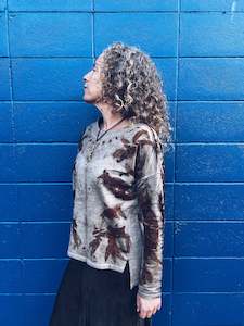 Dark & Earthy longsleeve ~ Merino ~ S/M