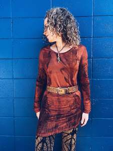 Wild Assymetrical Dress ~ Merino ~ S/M