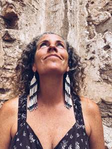 Clay Beaded Earrings ~ Handmade in Guatemala