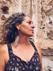 Thread Journeys: Earthy Clay Beaded Earrings ~ Handmade in Guatemala