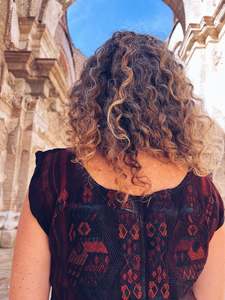 Red & Black Hupile ~ Chajul ~ Hand woven