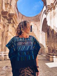 Thread Journeys: Blue Hupile ~ Santa Catarina Palopó ~ Hand woven