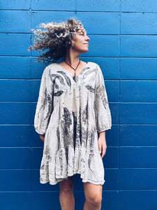 Wild Boho Dress ~ Cotton ~ M/L
