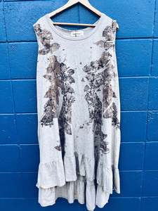 Wild Grey Dress ~ Cotton ~ Size 30