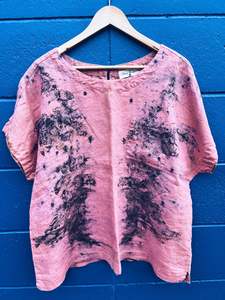Pink Shirt ~ Linen ~ XL