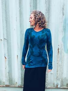 Blue Longsleeve ~ Merino ~ M