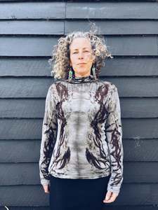 Plant Dyed Merino Wool: Wild longsleeve ~ Merino ~ L ~ NEW