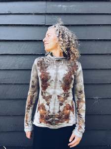 Plant Dyed Merino Wool: Wild longsleeve ~ Merino ~ M ~ NEW