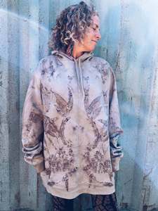 Linen Cotton: Unisex Green Hoody ~ Cotton ~ 3XL ~ NEW