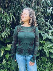 Gum Green Longsleeve ~ Merino ~ XS/S