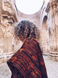 Rust color Arrow Hupile ~ Guatemala ~ Hand woven