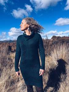 Sale: Wild Turquoise Dress ~ Merino ~ S *